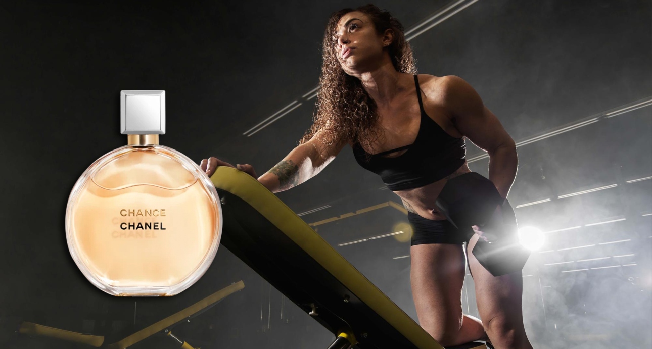 Gym y perfumes Chance de Chanel